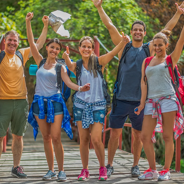 Empfang von Gruppen auf unserem Campingplatz Les Castors