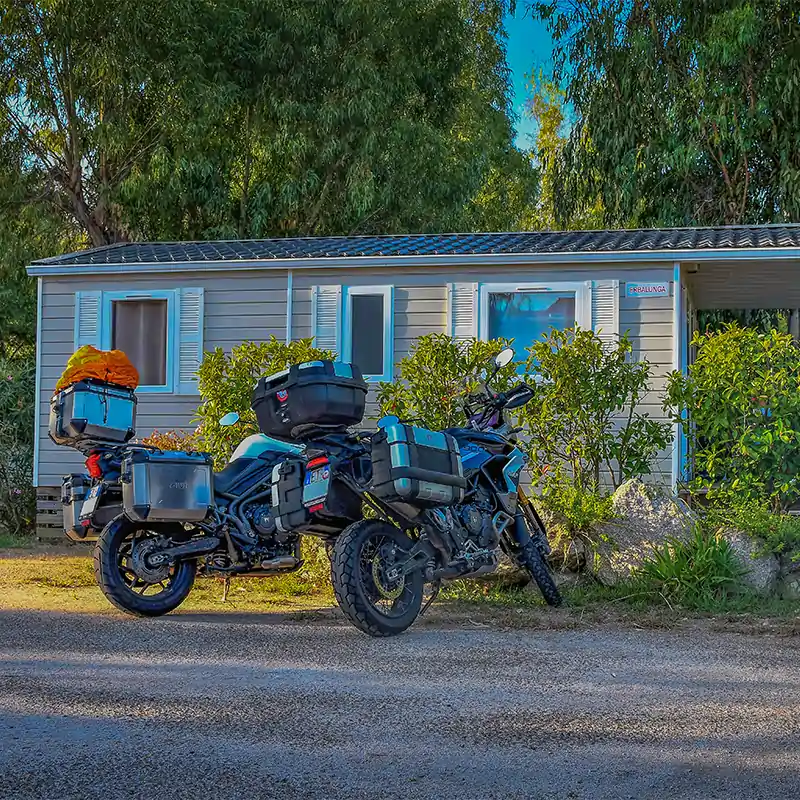 Unterkünfte auf dem Campingplatz l'international