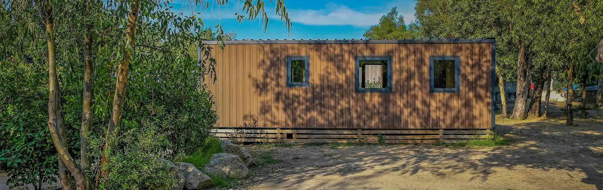 Vermietung Mobilheim Korsika Gruppe Sejoya in Calvi