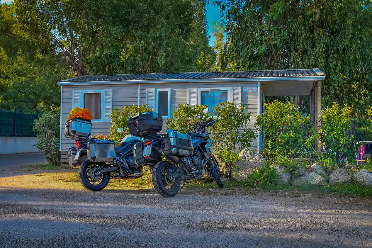 mieten Sie eine Unterkunft auf dem Campingplatz l'international in Calvi