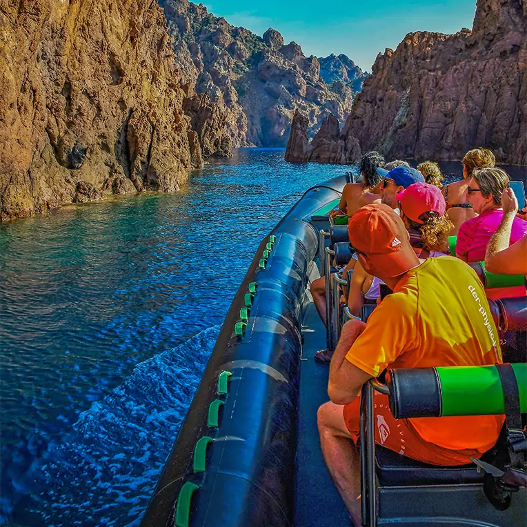 Freizeitangebot in der Bucht von Calvi