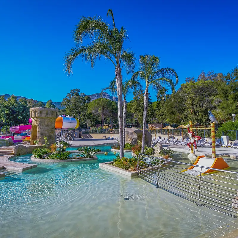 water park camping bella vista in corsica