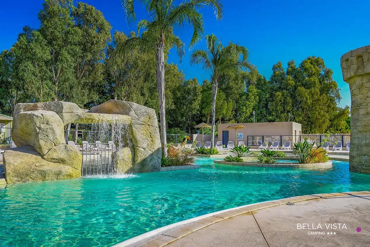 Wasserpark auf dem Campingplatz Sejoya Bella Vista Logo-Pastillen